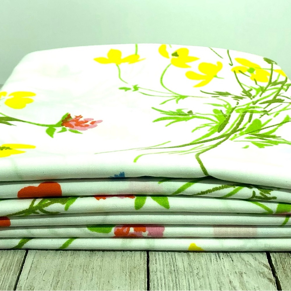 Vintage set of standard pillow cases